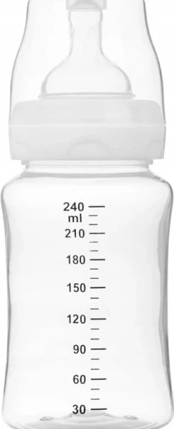 Akuku butelka szeroka antykolkowa smoczek 240ml 0m