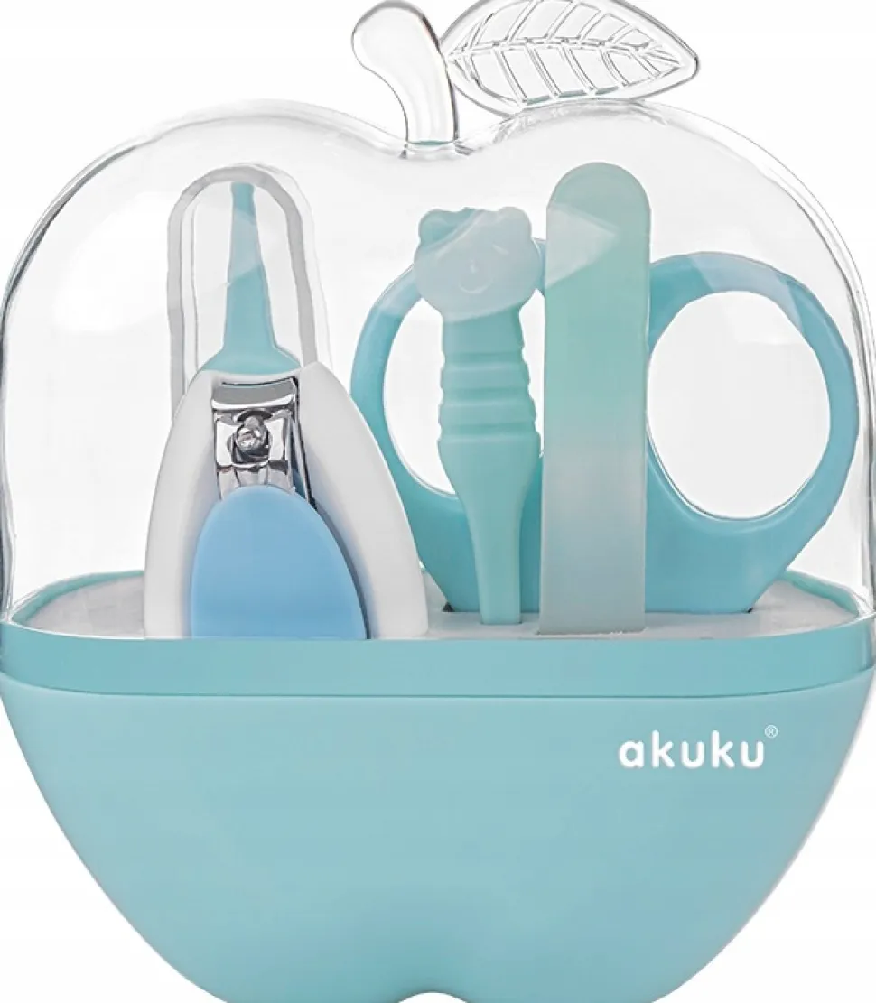 Akuku duży zestaw kosmetyczny pielęgnacyjny + etui