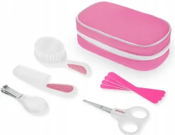 Akuku duży zestaw kosmetyczny manicure 9el. + etui