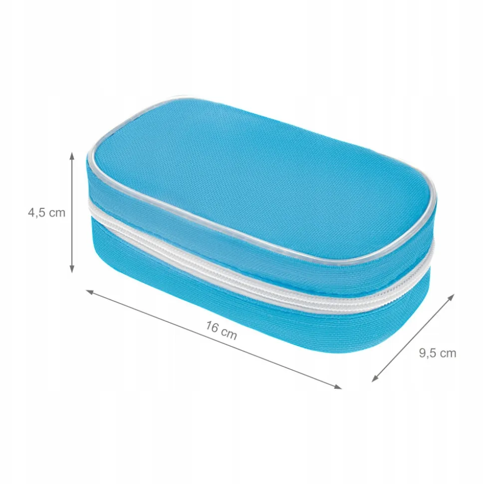 Akuku duży zestaw kosmetyczny manicure 9el. + etui