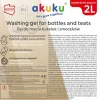 Akuku żel do mycia butelek i smoczków opakowanie uzupełniające płyn 2L