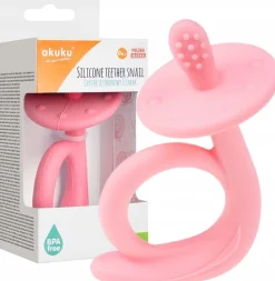 Akuku gryzak silikonowy miękki na ząbkowanie masaż
