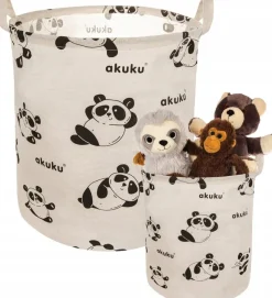 Akuku kosz na zabawki pojemnik worek organizer premium xl 45l