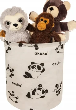 Akuku kosz na zabawki pojemnik worek organizer premium xl 45l