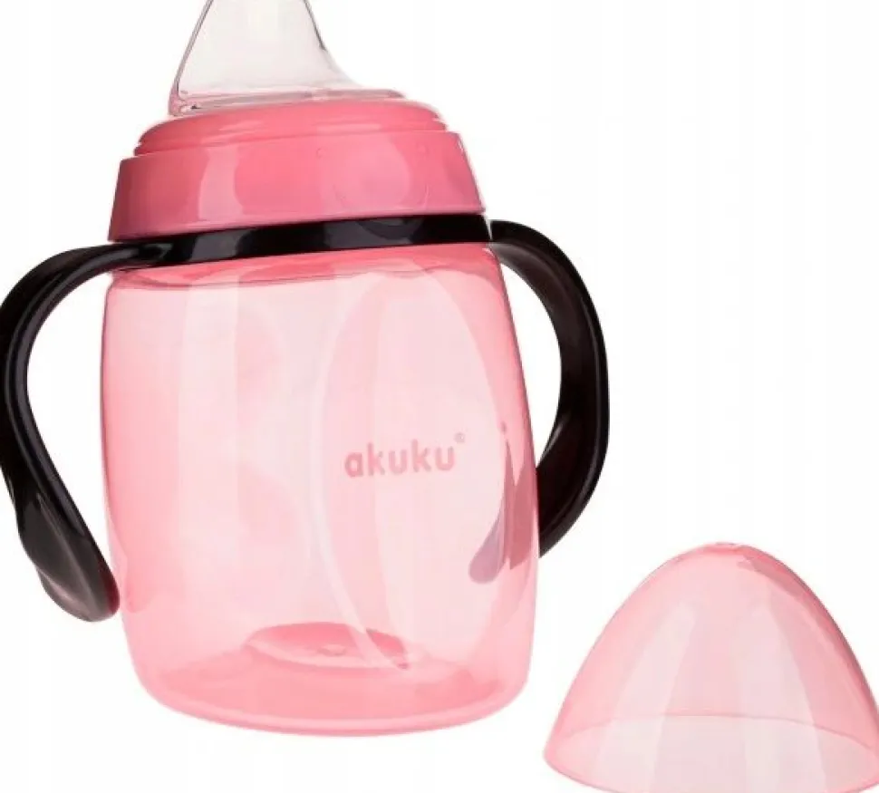 Akuku kubek niekapek z miękkim ustnikiem 9m+ 280ml