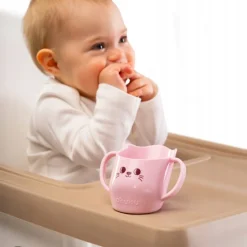 Akuku kubek z uchwytami do nauki samodzielnego picia pochyły 150ml
