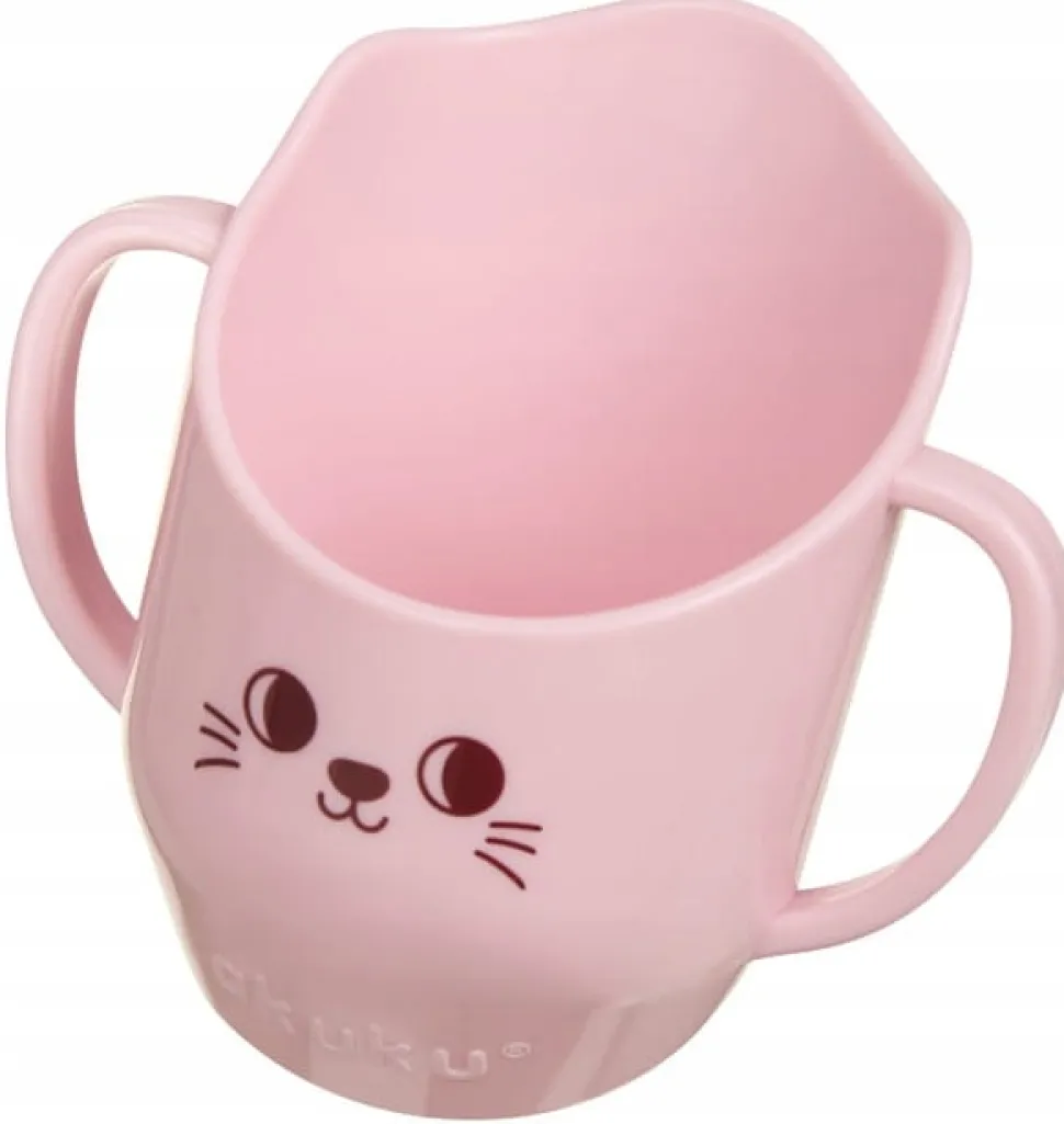 Akuku kubek z uchwytami do nauki samodzielnego picia pochyły 150ml