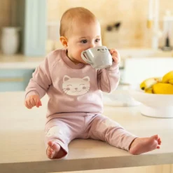 Akuku kubek z uchwytami do nauki samodzielnego picia pochyły 150ml