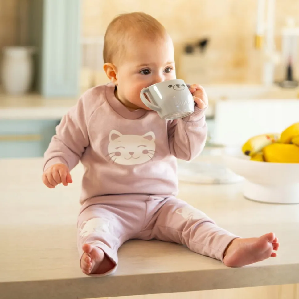 Akuku kubek z uchwytami do nauki samodzielnego picia pochyły 150ml