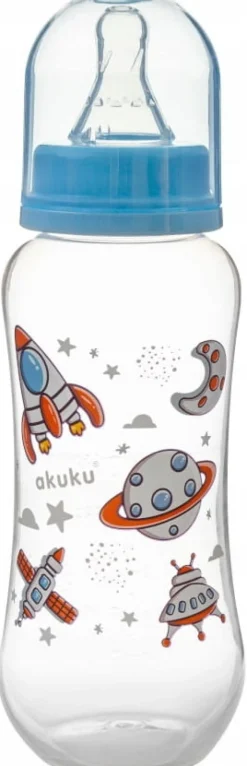 Akuku lekka butelka wąskootworowa 250ml 0+ kosmos
