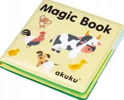 Akuku magiczna książeczka edukacyjna wodna do zabawy w wodzie farma