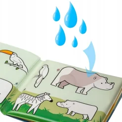 Akuku magiczna książeczka edukacyjna do zabawy w wodzie wody