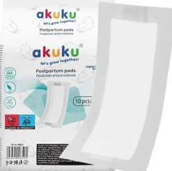 Akuku podkłady higieniczne duże poporodowe podpaski z absorbentem 10 szt