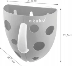Akuku pojemnik na zabawki do wanny kąpieli