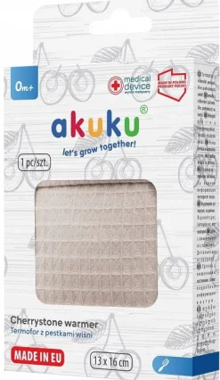 Akuku termofor z pestek wiśni na kolkę ból