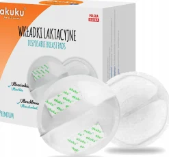 Akuku wkładki laktacyjne ultra chłonne 30szt