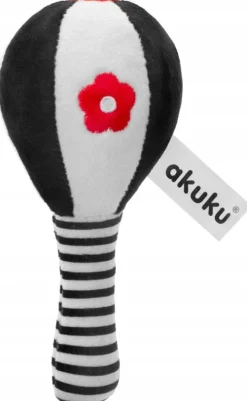 Akuku zabawka sensoryczna grzechotka pluszowa