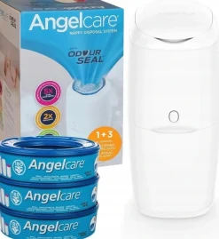 ANGELCARE POJEMNIK KOSZ NA PIELUCHY + 3 WKŁADY