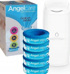 ANGELCARE POJEMNIK KOSZ NA PIELUCHY + 5 WKŁADÓW