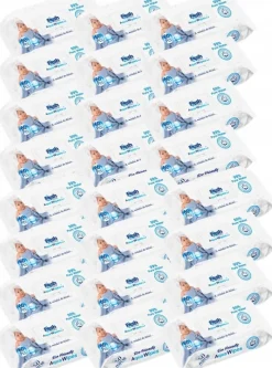 Aqua wipes nawilżane chusteczki dla dzieci mokre 99% aquawipes 24x60szt
