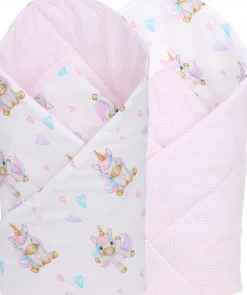 Babymam becik rożek niemowlęcy bawełna dwustronny