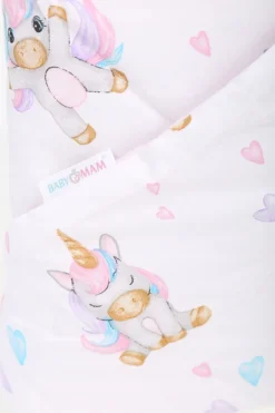 Babymam becik rożek niemowlęcy bawełna dwustronny