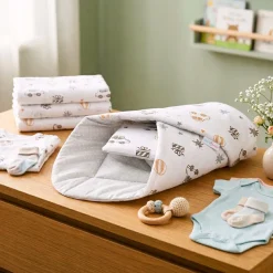 Babymam becik rożek niemowlęcy bawełna dwustronny