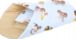 Babymam becik rożek niemowlęcy bawełna dwustronny