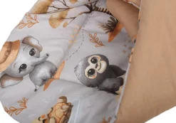 Babymam becik rożek niemowlęcy bawełna dwustronny