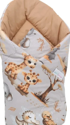 Babymam becik rożek niemowlęcy bawełna dwustronny