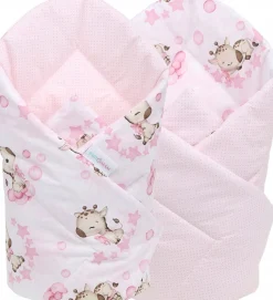 Babymam becik rożek niemowlęcy bawełna dwustronny