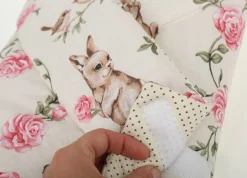 Babymam becik rożek niemowlęcy bawełna dwustronny