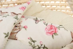 Babymam becik rożek niemowlęcy bawełna dwustronny