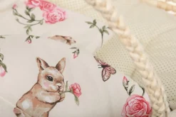 Babymam becik rożek niemowlęcy bawełna dwustronny