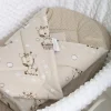 Babymam becik rożek niemowlęcy bawełna dwustronny