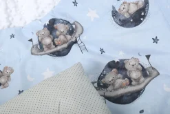 Babymam becik rożek niemowlęcy bawełna dwustronny