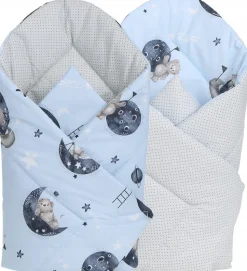 Babymam becik rożek niemowlęcy bawełna dwustronny