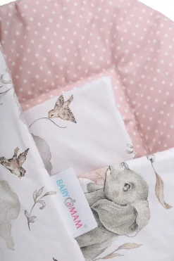 Babymam becik rożek niemowlęcy bawełna dwustronny