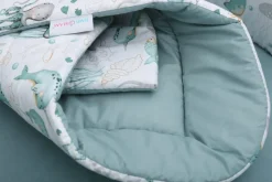Babymam becik rożek niemowlęcy bawełna dwustronny
