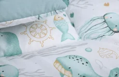 Babymam becik rożek niemowlęcy bawełna dwustronny