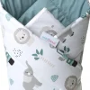 Babymam becik rożek niemowlęcy bawełna dwustronny