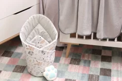 Babymam becik rożek niemowlęcy bawełna dwustronny
