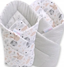 Babymam becik rożek niemowlęcy bawełna dwustronny