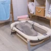 Babymam duża składana wanienka do kąpieli dla dziecka z poduszką