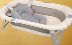 Babymam duża składana wanienka do kąpieli dla dziecka z poduszką
