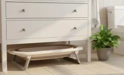Babymam duża składana wanienka do kąpieli dla dziecka z poduszką