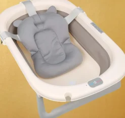 Babymam duża składana wanienka do kąpieli dla dziecka z poduszką