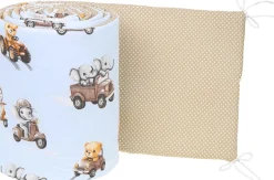 Babymam dwustronny ochraniacz 180x30 do łóżeczka