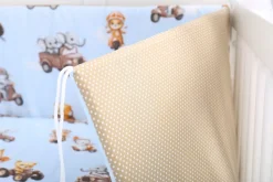Babymam dwustronny ochraniacz 180x30 do łóżeczka