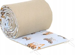 Babymam dwustronny ochraniacz 180x30 do łóżeczka